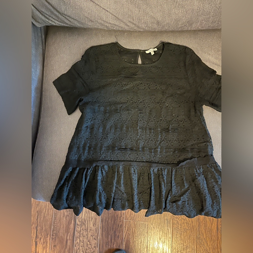 JODIFL Black Lace Top